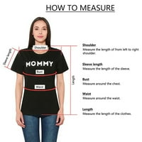 Plus veličine za žene ženske V-izrez kratkih rukava Grafički print Džepni majice Neovisnosne košulje za žene Bijeli XL