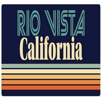 Rio Vista California Frižider Magnet Retro Design