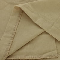 Ženske kratke hlače ženske pamučne kratke hlače od pamučne platnene šarene boje, udobne elastične široke