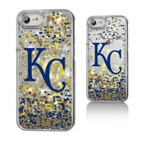 Kansas City Royals iPhone 6 6s Sparkle logo Gold Glitter Case