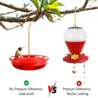 Tianlu Hummingbird ulagač za vanjsko viseće, 2-pakovanje, propuštanje, lako čišćenje i ponovno punjenje,