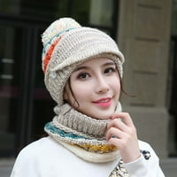 Cotonie Jesen zimski vuneni šešir zadebljani topli uši za zaštitu od hladnog otporna na pletena kaputa