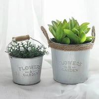 BIRCH cvjetni lonac Jednostavno povoljno željezo za uređenje košara za retro biljaka za dvorište stilski