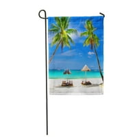 Plava plaža Perfect Tropics Palm Tree Hawaii Maldivi Paradise Garden Zastava Dekorativna zastava Kuća