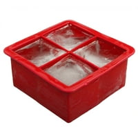 Velika kocka silikonska leda, šupljina silikonska kvadratna oblika ledena kocka kalup DIY zamrzivač