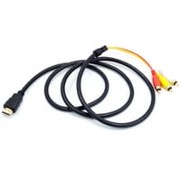 HDMI muški do 3RCA AV kompozitni muški m kabelski kabel adaptera