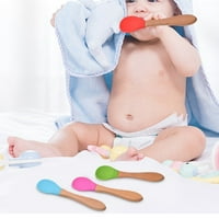 Set za hranjenje beba Silikonski materijal Bibs Babies usisni zdjeli za trening za bebe