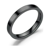 Čvrsti prstenovi od nehrđajućeg čelika prstenovi za vjenčanje za žene prstenovi za muškarce Glatki prstenovi