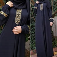 Haljine za čišćenje za žene plus veličine Vatrena prodaja Women plus veličina Print Abaya Jilbab musliman
